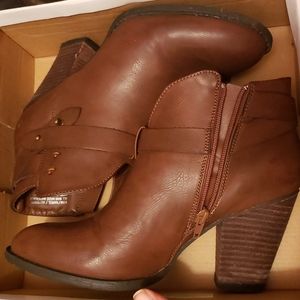 Brown booties